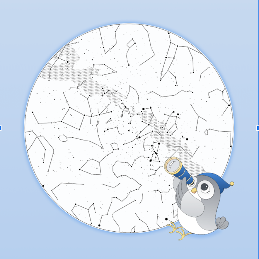 A new star map design for your newest family member
