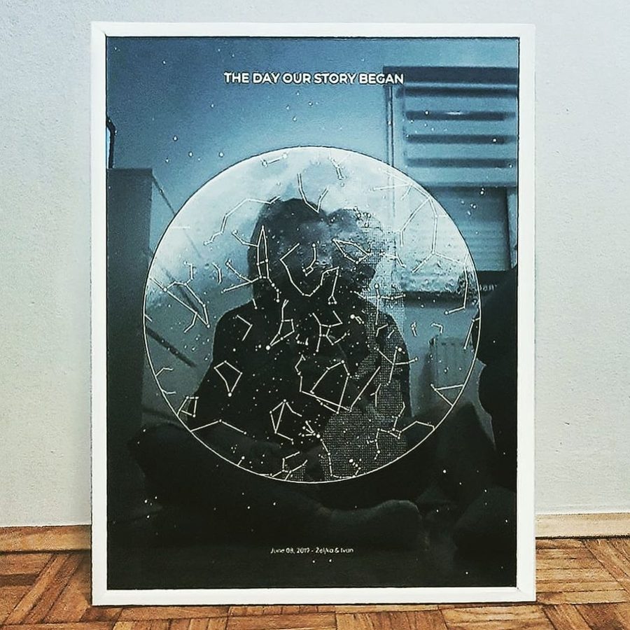 Star map reflections to get lost inside