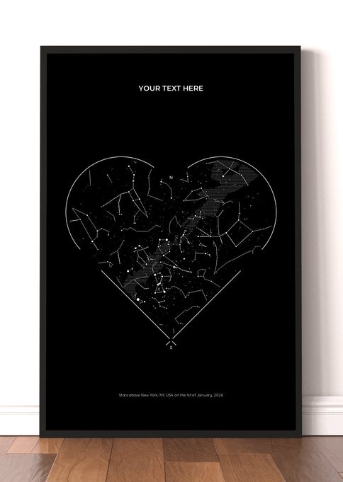 Heart Black and White